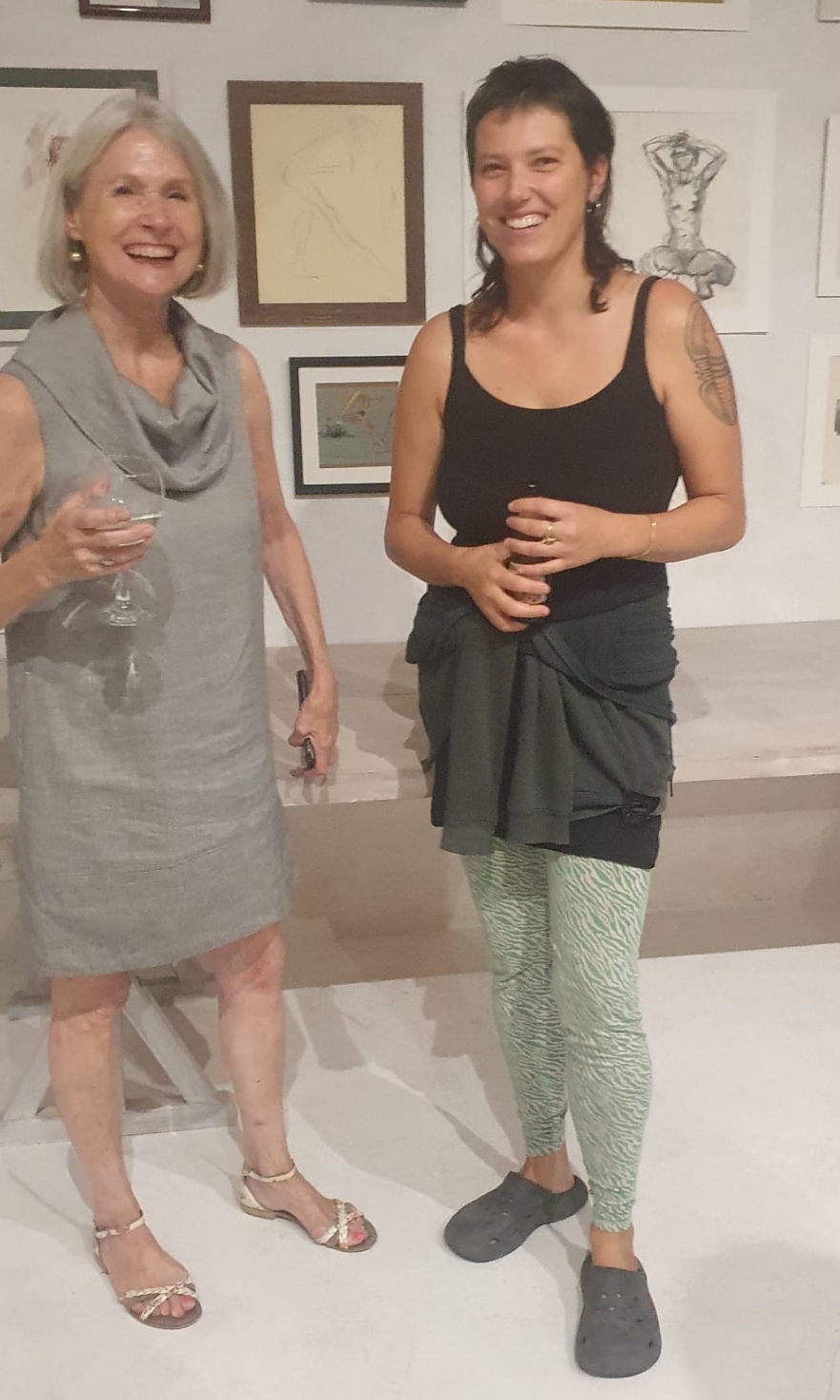Group exhibition in Sandpit Gallery, Chite, Andalusia, with our model cata