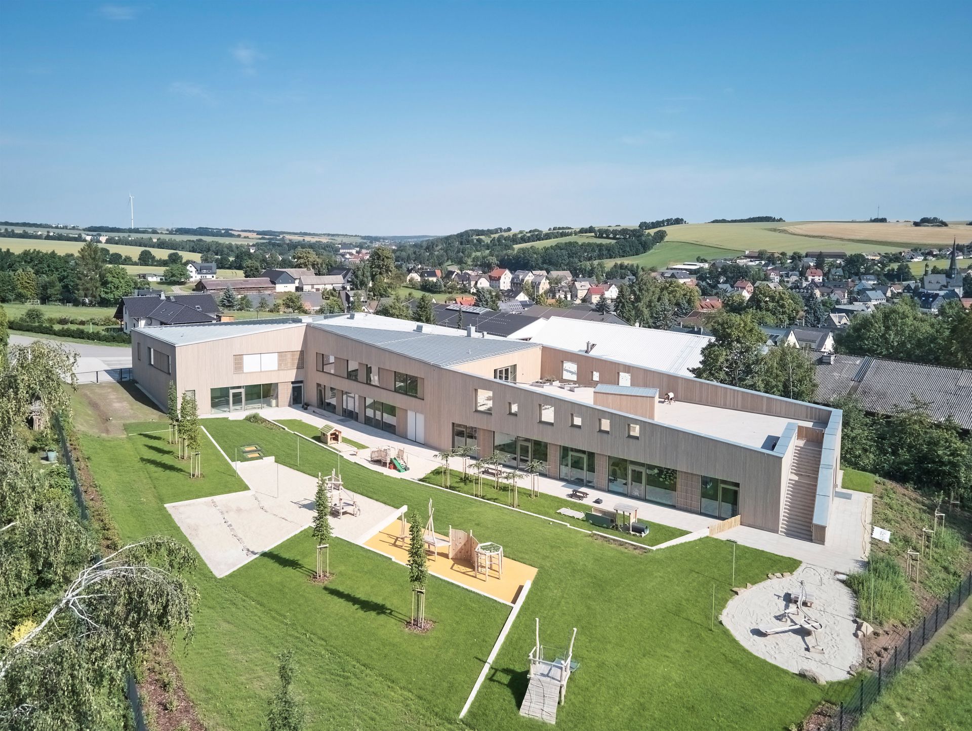 2020, Kindergarten Niclas mit 1250 m² Wandfläche