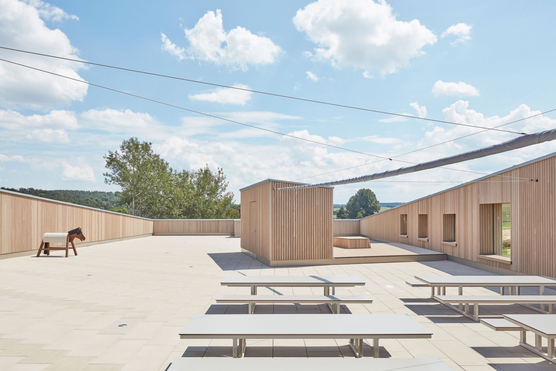 Kindergarten, Dachterrasse