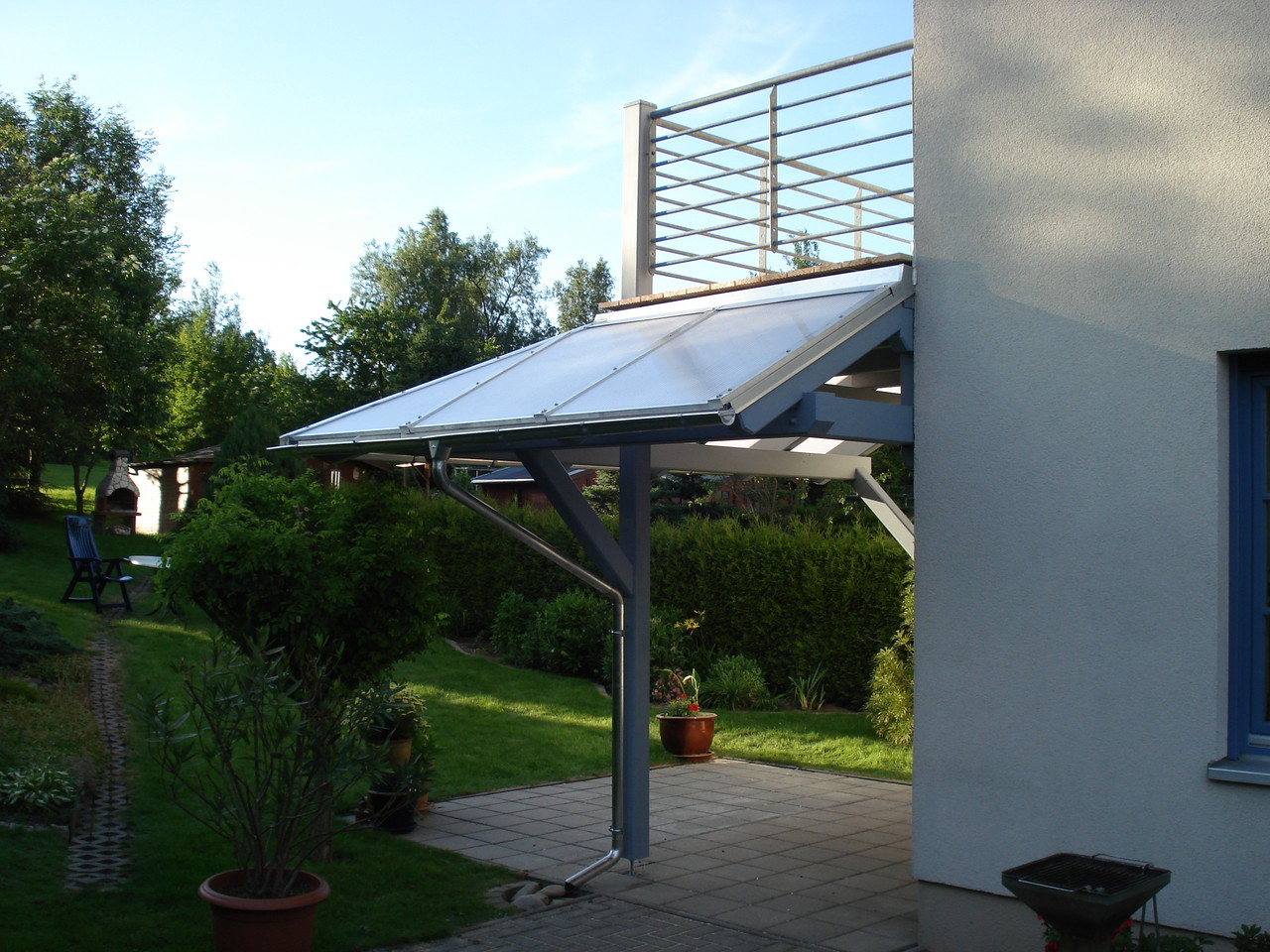 Balkon mit Terasse