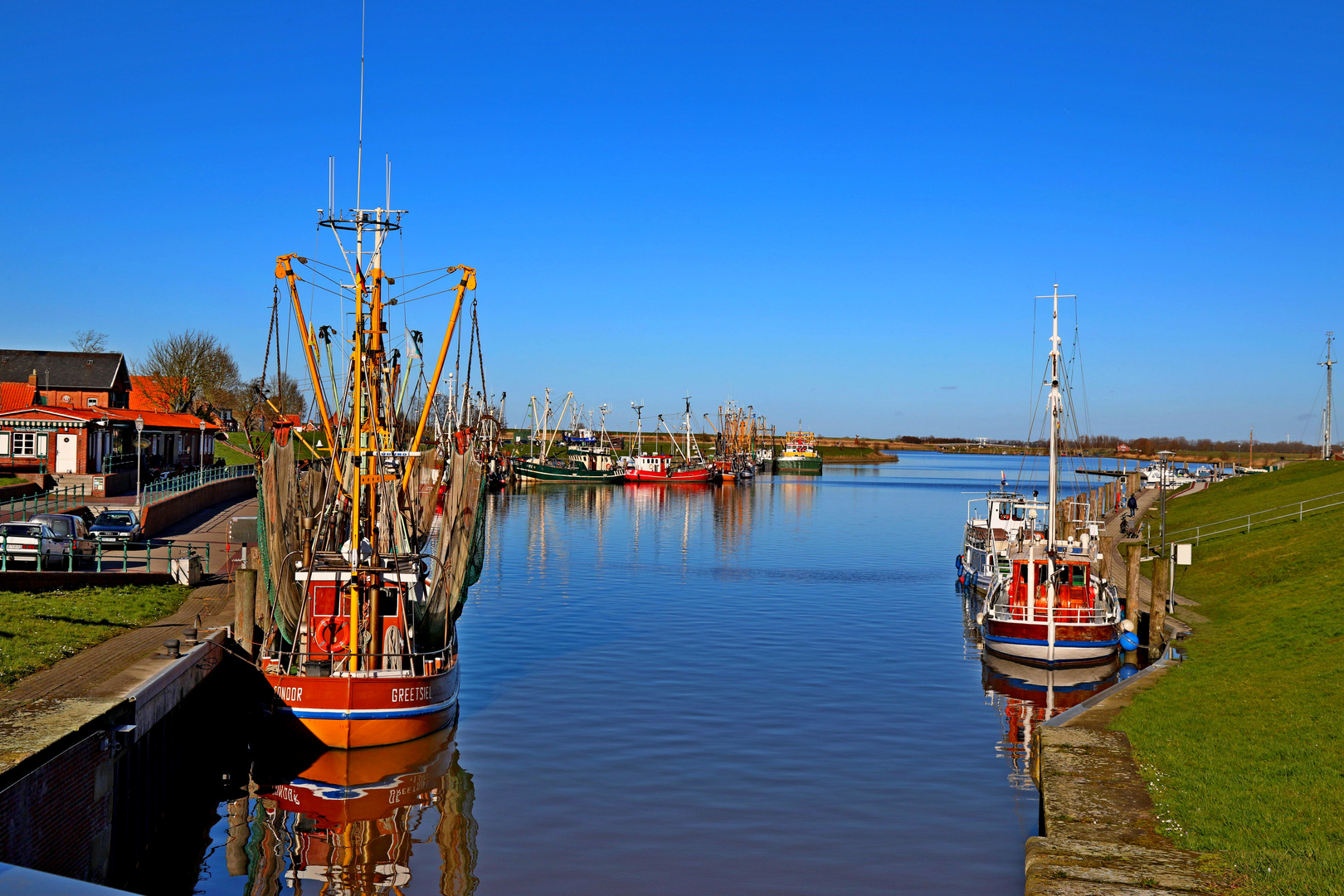 Greetsiel,  een historische visserstadje