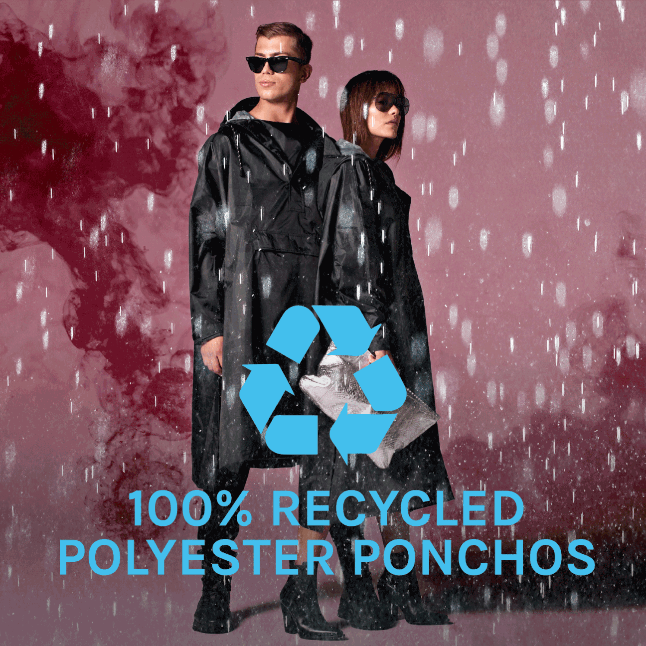 Rainkiss Recycled Rain Ponchos 69.€ Urban Outdoor & Sustainable Fashion