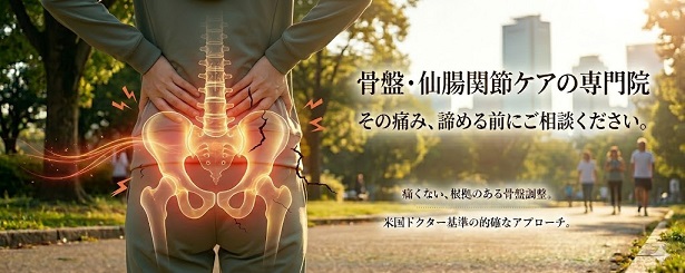 大阪本町のドクターバンカイロプラクティックの骨盤・仙腸関節のページ画像