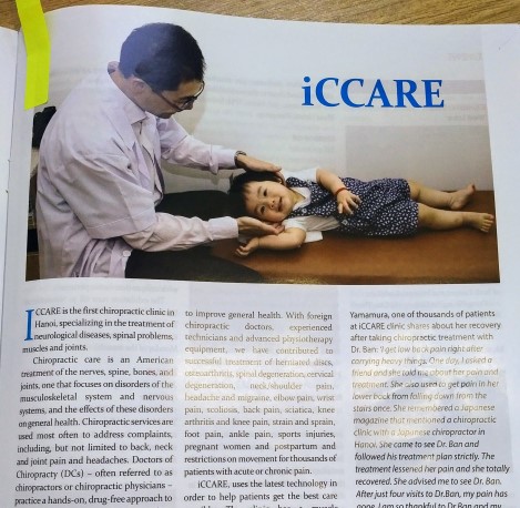 Dr. Ban featured in an international magazine for his expertise in chiropractic care.