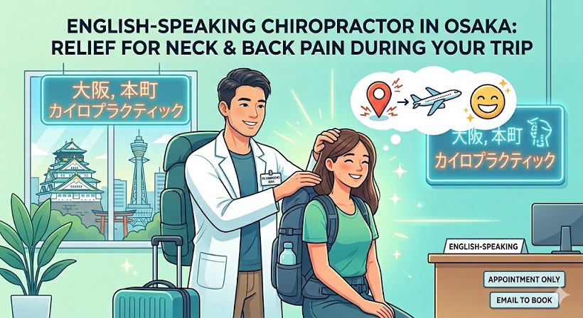 English-Speaking Chiropractor in Osaka: Relief for Neck & Back Pain During Your Trip