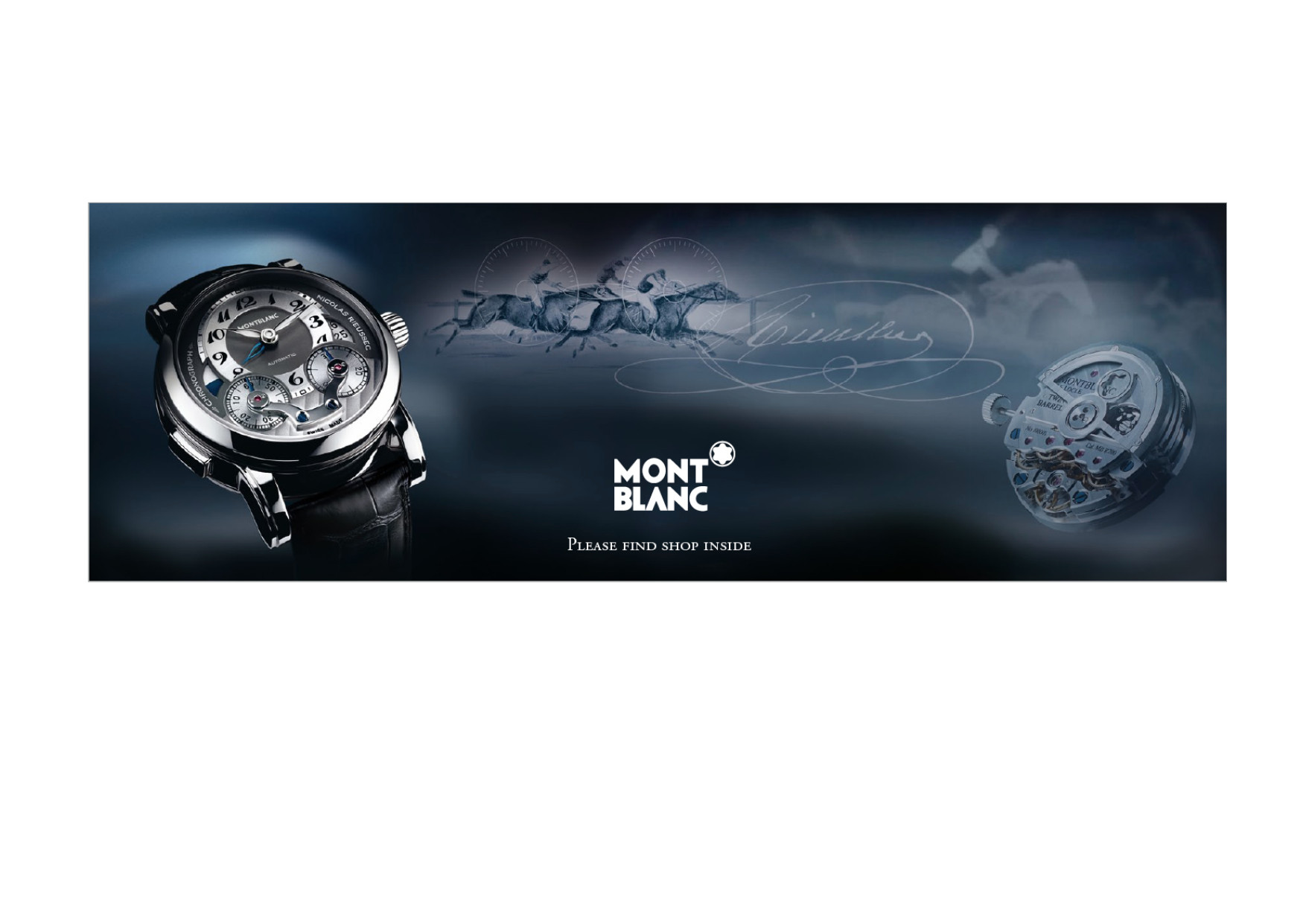 MONTBLANC | Travel Retail | Großflächenplakat Flughafen