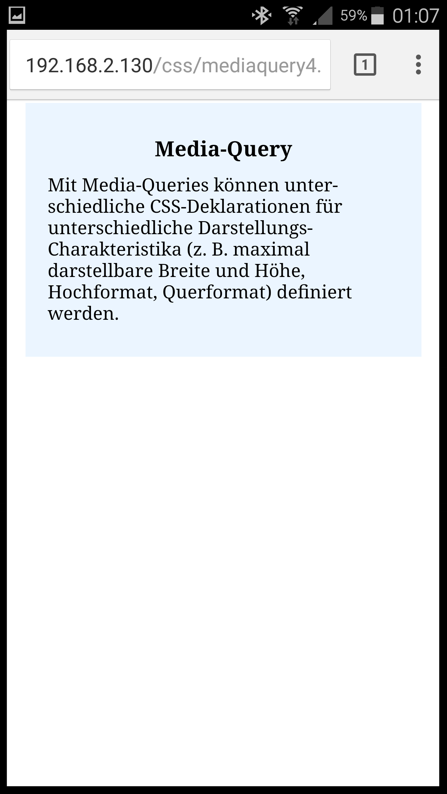 Media-Queries - webtechnologien.com