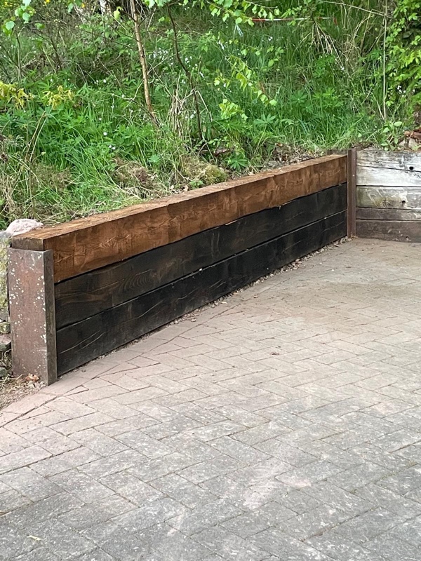 Hangbefestigung Parkplatz - NACHHER