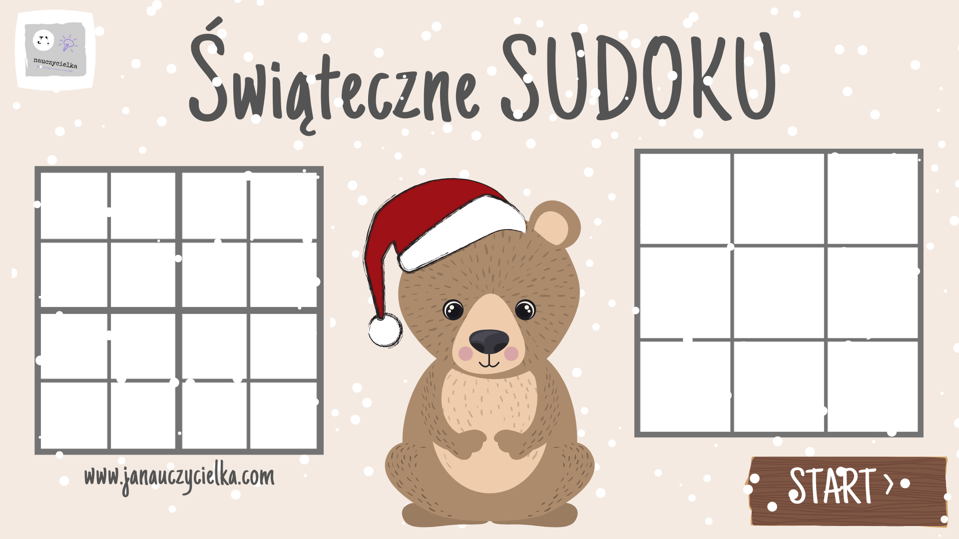 Świąteczne SUDOKU