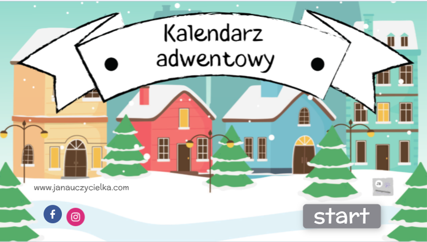 INTERAKTYWNY kalendarz adwentowy