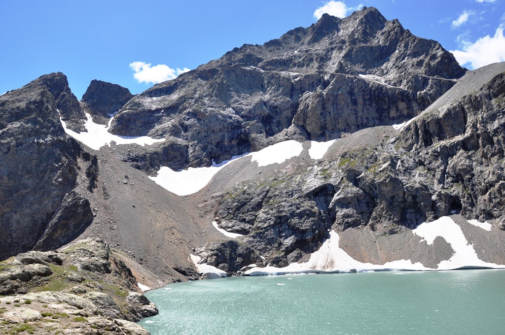 Lac de l'eychauda. 2516 mètres d'altitude.