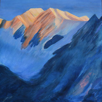 * Mein Berg l - 100x100