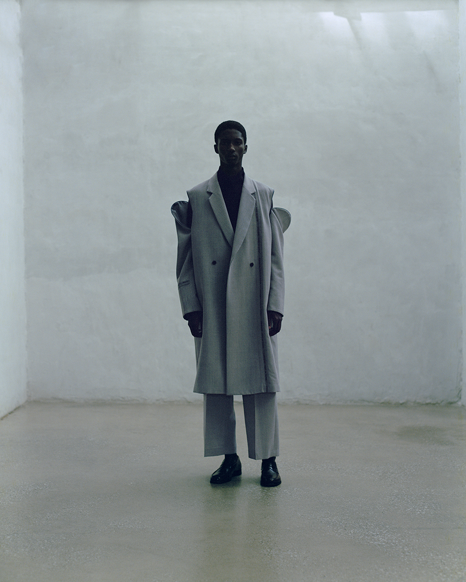 予約販売品予約販売品エトセンス ロープベルトジャケット×ワイドパンツ