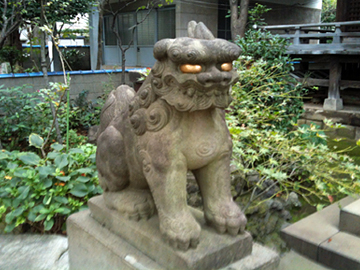 白山神社 狛犬