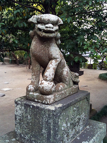 御霊神社 狛犬