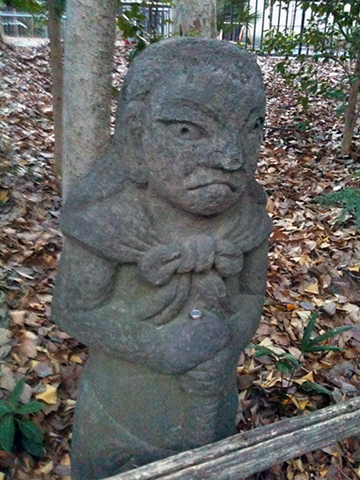 調神社 石像