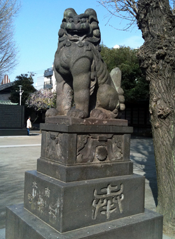 牛嶋神社 狛犬