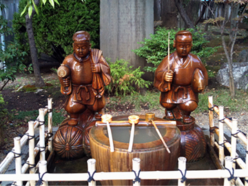 亀戸香取神社 大国神と恵比寿神