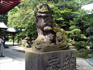 久伊豆神社 狛犬