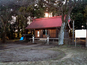 野々宮神社 社殿 土俵