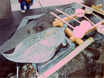 亀戸天神社 手水舎