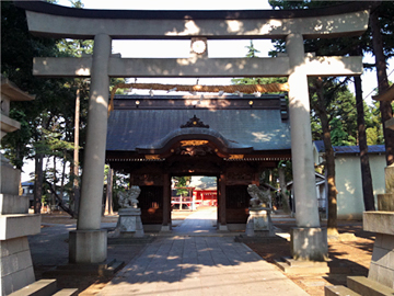 小野神社（府中市） 大鳥居 隋神門