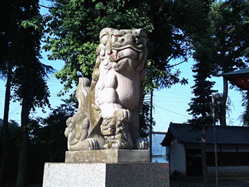 小野神社（多摩市） 狛犬