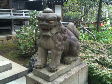 白山神社 狛犬