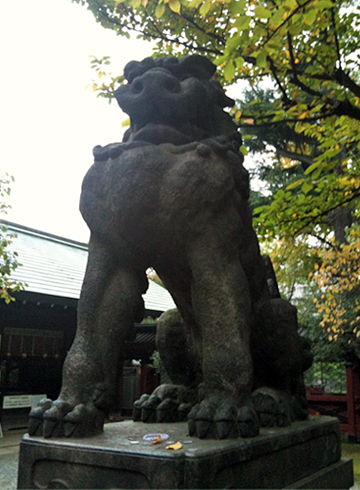 根津神社 狛犬