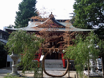 大沢香取神社 茅の輪