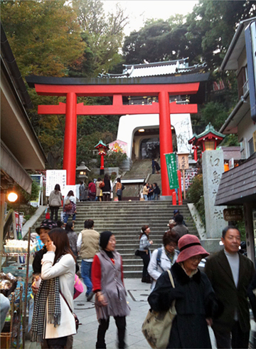 江島神社 鳥居