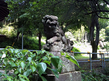 高尾山麓氷川神社 狛犬