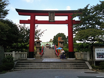 亀戸天神社 鳥居