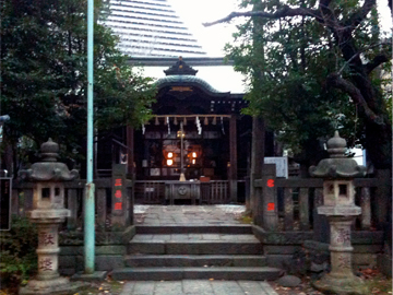 西久保八幡神社 社殿