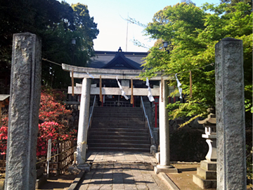 下野國一社八幡宮 注連縄鳥居