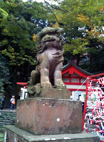 江島神社 狛犬