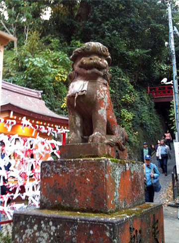 江島神社 狛犬