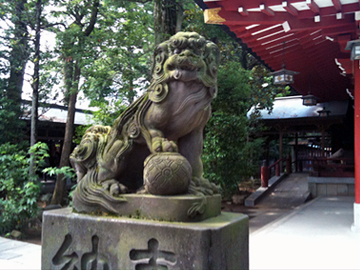 久伊豆神社 狛犬