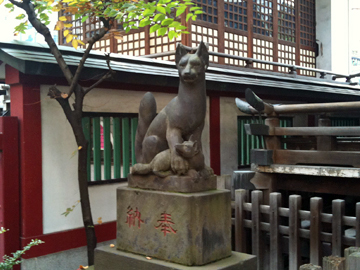 柳森神社 狛狐