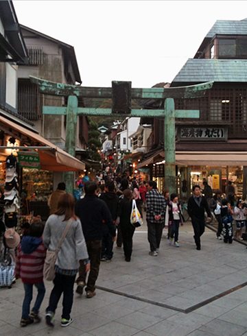 江島神社 参道 鳥居