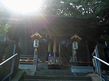 水彩画「走水神社」 走水神社（神奈川県横須賀市）の御朱印 - h-kikuchi.net