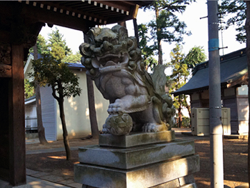 小野神社（多摩市） 狛犬