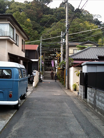 御霊神社 参道