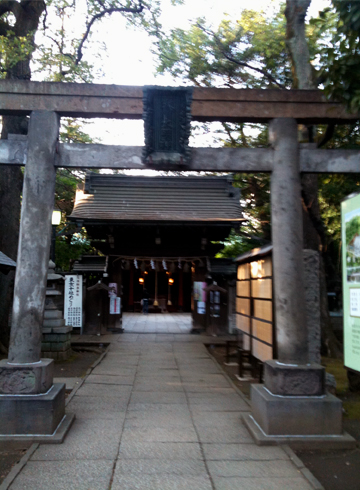 赤坂氷川神社 三の鳥居 楼門