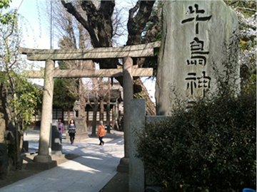 牛嶋神社 鳥居