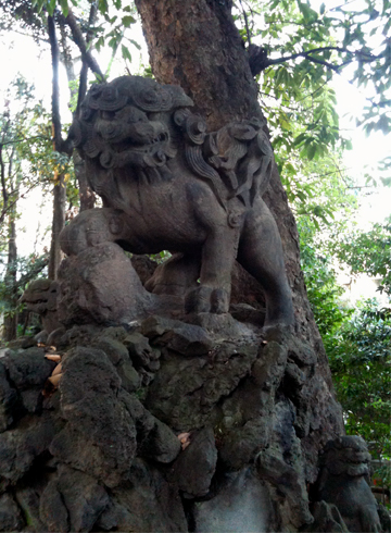 赤坂氷川神社 獅子山