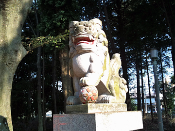 小野神社（多摩市） 狛犬