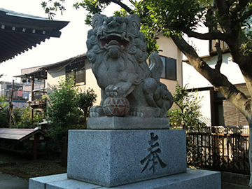 小野神社（府中市） 狛犬