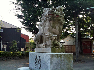 小野神社（府中市） 狛犬