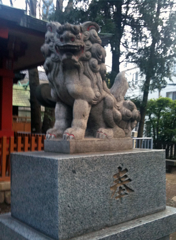 秋葉神社 狛犬